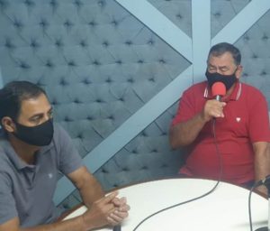 Prefeito de São Miguel do Iguaçu, Motta e vice Rodrigues estiveram no Jornal da Manhã desta segunda-feira