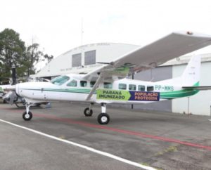 Paraná vai usar aeronaves para fazer a vacina chegar aos 399 municípios