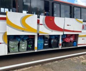 Receita Federal e BPFron apreendem dois ônibus em Santa Terezinha de Itaipu