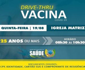 População de 25 anos será vacinada contra Covid-19 nesta quinta-feira (19) em São Miguel