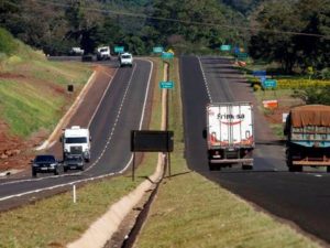 Obras de manutenção na BR 277 em Matelândia iniciam na quarta-feira