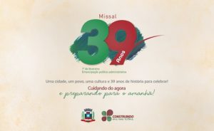 Missal comemora 39 anos nesta terça-feira