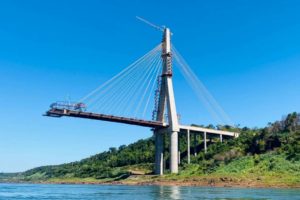 Obra da Ponte da Integração Brasil-Paraguai chega a 82% de execução