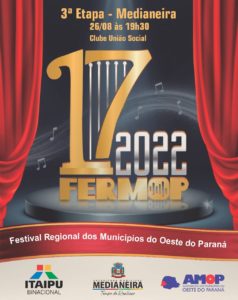 Medianeira recebe nesta sexta-feira (26) a 3ª etapa do FERMOP 2022