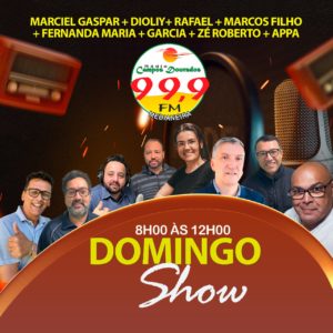 Programa Domingo Show volta ao vivo dia 09 de outubro na Campos Dourados FM