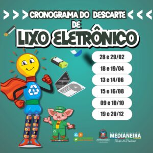 Essa semana tem “Descarte de Eletrônicos”