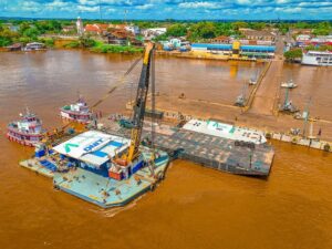 Porto de Parintins (AM) recebe novos módulos flutuantes e reforça operações no Festival Folclórico