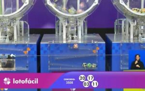 Lotofácil 3508: números e resultado do sorteio de hoje (09/10)