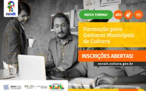 Escult reabre inscrições para curso gratuito focado em gestores municipais de cultura
